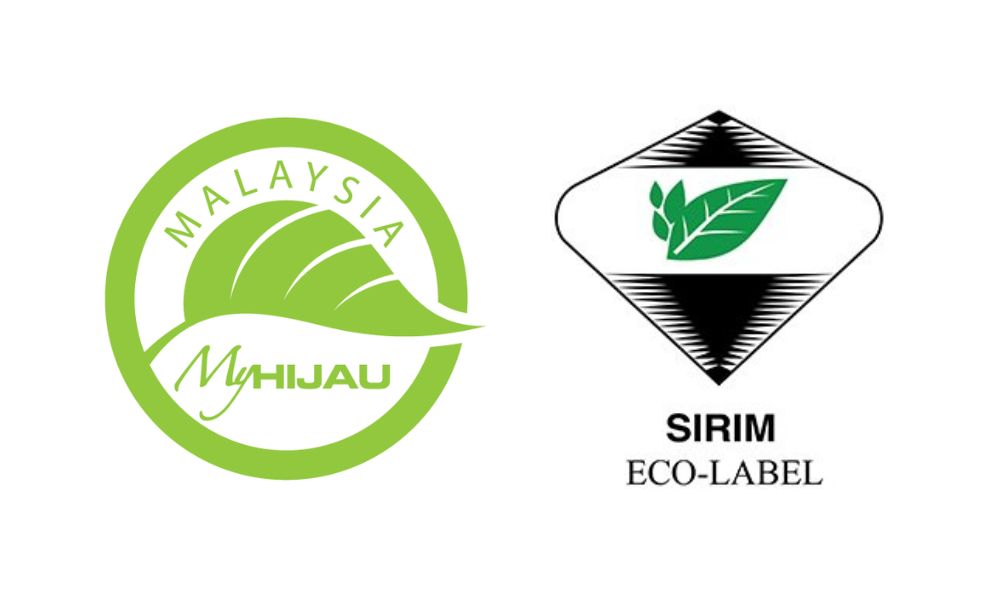 MyHijau and Sirim Eco-Label logos