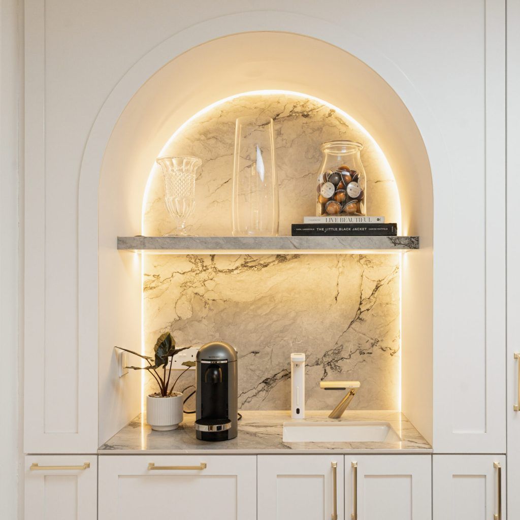 arch centrepiece rack dry kitchen display